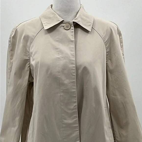 Norma Kamali Cropped Swing Jacket in Tan - Size 8 - Picture 2 of 8